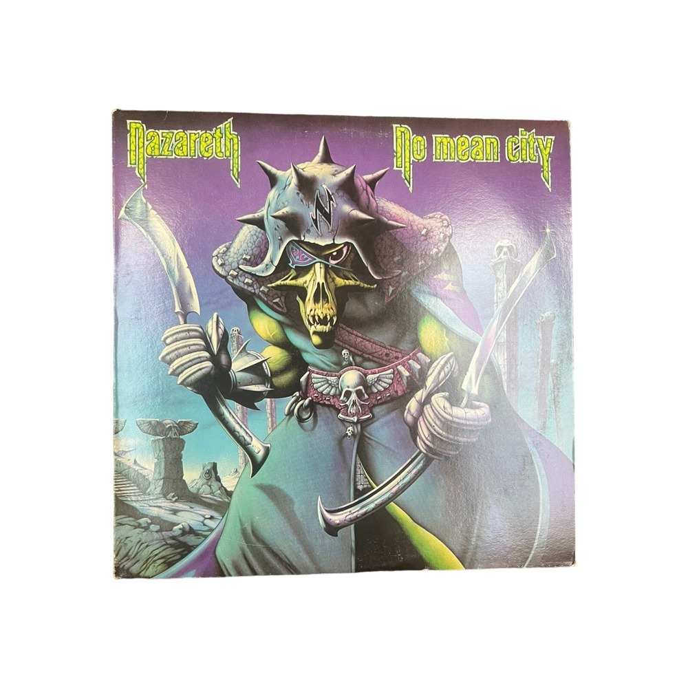 Nazareth No Mean City Vinyl Record LP Unisex 12" Black Good Promo 1978 Rock